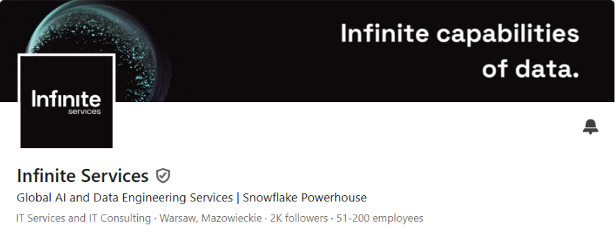 Infinite Services LinkedIn feed screenshot